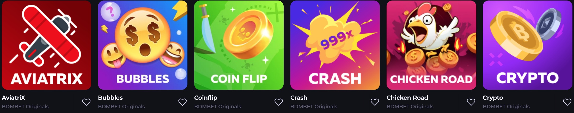 Juegos Originales de BDMbet