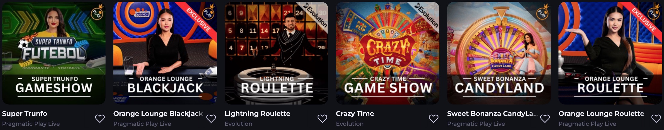 Juegos en Vivo de BDMbet